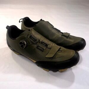 Fizik Terra X5 Boa Cycling Shoes Mens 11 Olive Green Mountain Bike Biking Cleats